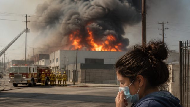 Boyle Heights Warehouse Fire Raises Air Quality Concerns