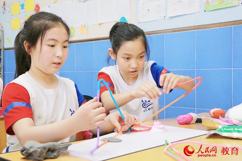 Photo by Lu Jing/Photo of the Creative Classroom at the Experimental School Affiliated to the Central Academy of Fine Arts